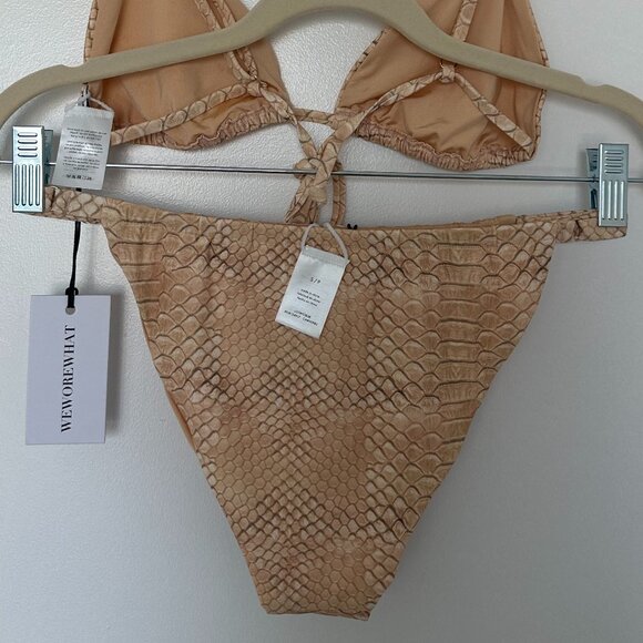 REVOLVE x WeWoreWhat Adjustable Ruched Bottom NWT - Picture 6 of 6